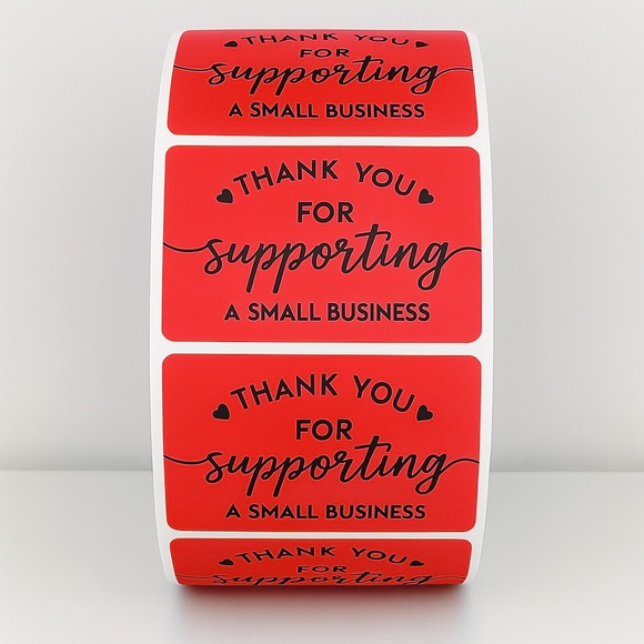 Customer Appreciation Stickers - Small Business Packaging Seals sticker label - Picture 7 of 11